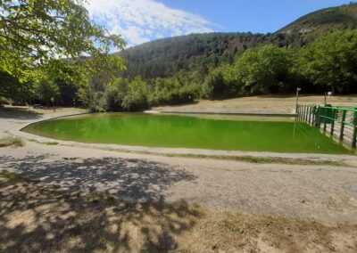 Benasako harroileko Bainu-Guneko harrera eremua